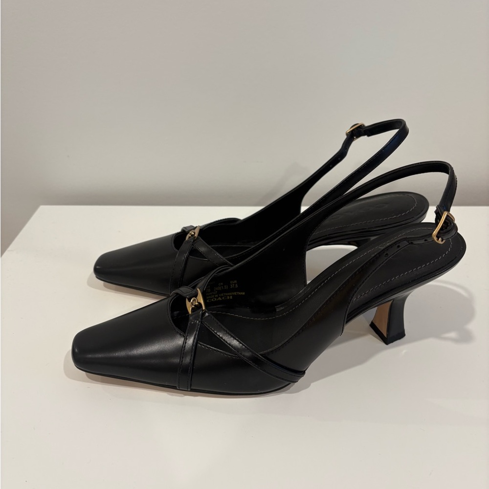 Coach heels 7.5 - Rowyn Slingback Pumps